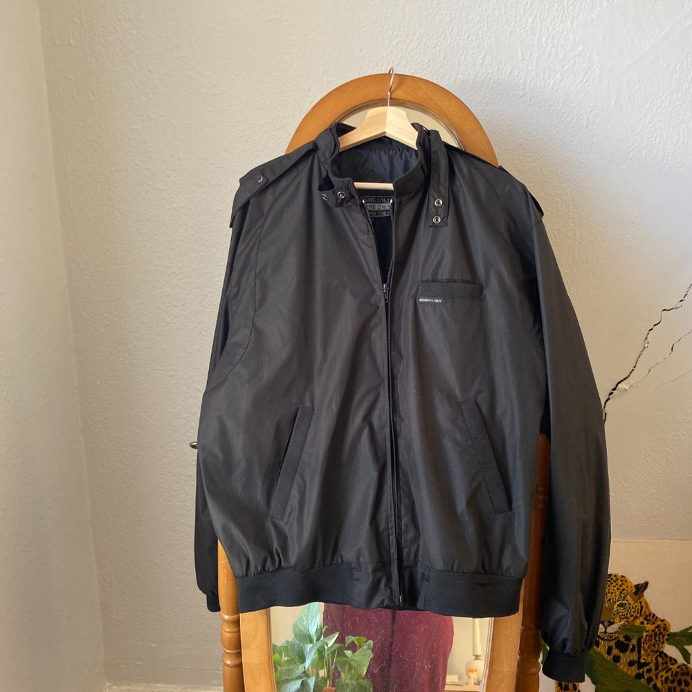 Members Only Black 44L Jacket